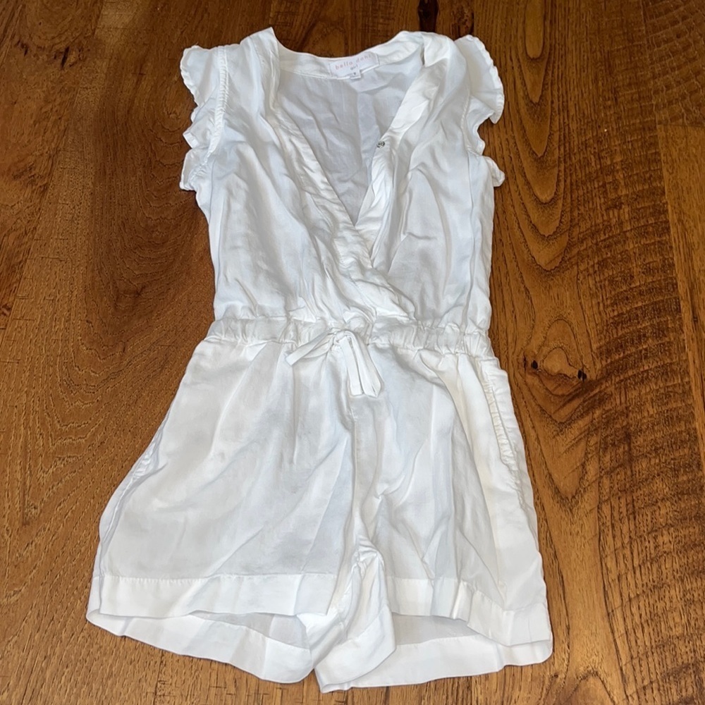 Bella Dahl Girl’s White Romper Size 8